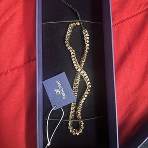 Authentic Swarovski Venetie Double Bracelet Rose Gold-plated